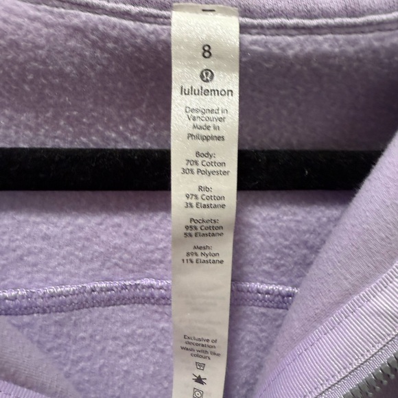 Lululemon Lavender Zip-Up Hoodie - Picture 4 of 5